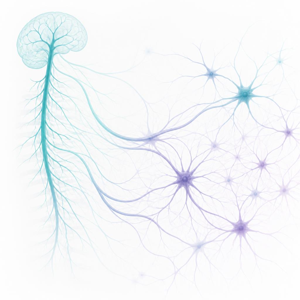 Illustration of the peripheral nervous system