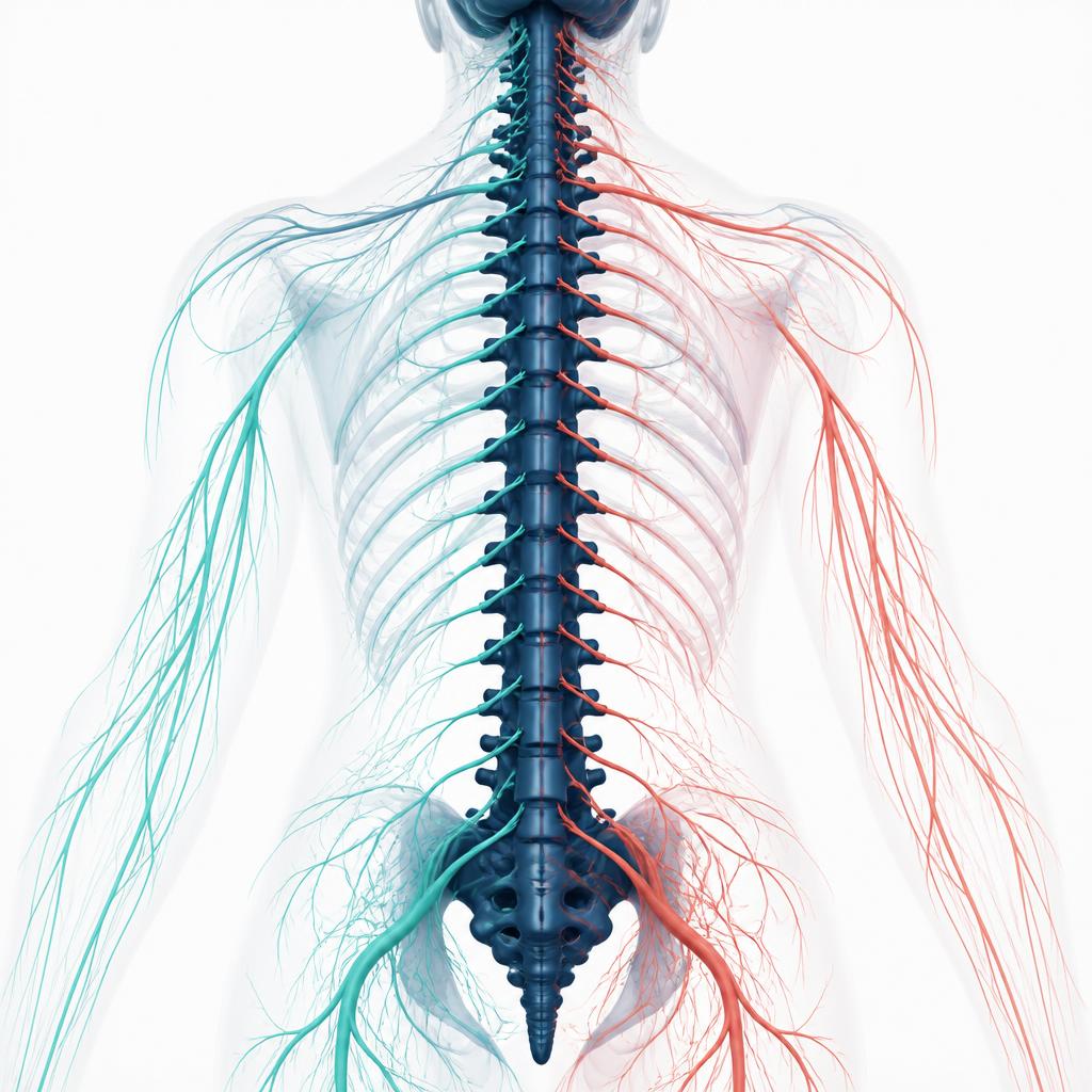 Anatomical model of the spine